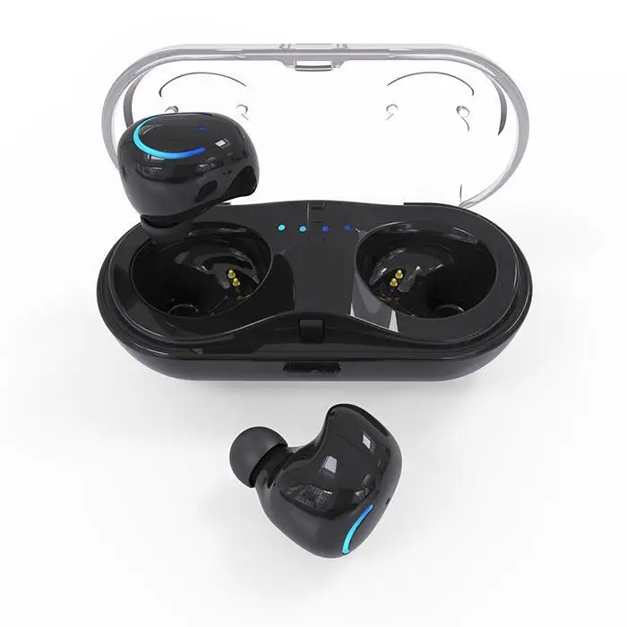 Bluetooth V4.2 наушники TWS, беспроводные наушники с громкой связью, спортивные наушники, игровая гарнитура+ чехол