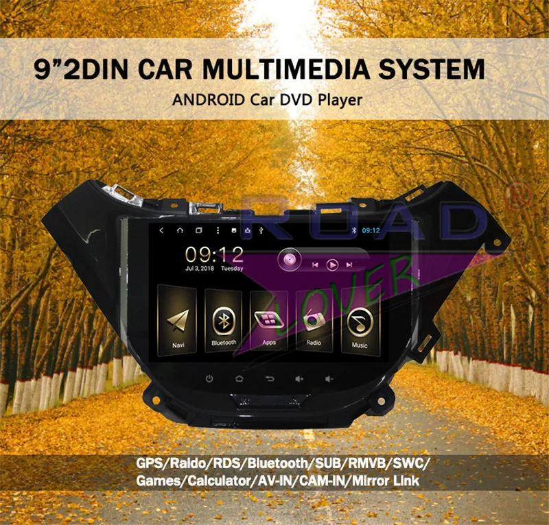 Excellent Roadlover Android 8.1 Car PC Head Unit GPS Navigation For Chevrolet Malibu 2016 Stereo Multimedia Radio Automagnitol 2Din NO DVD 12