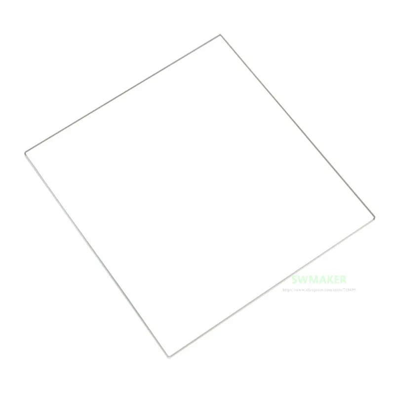 3D-Printer-Reprap-MK2-Heated-Bed-Borosilicate-Glass-Plate-size-214-214-3mm-tempered-1pcs-Glass
