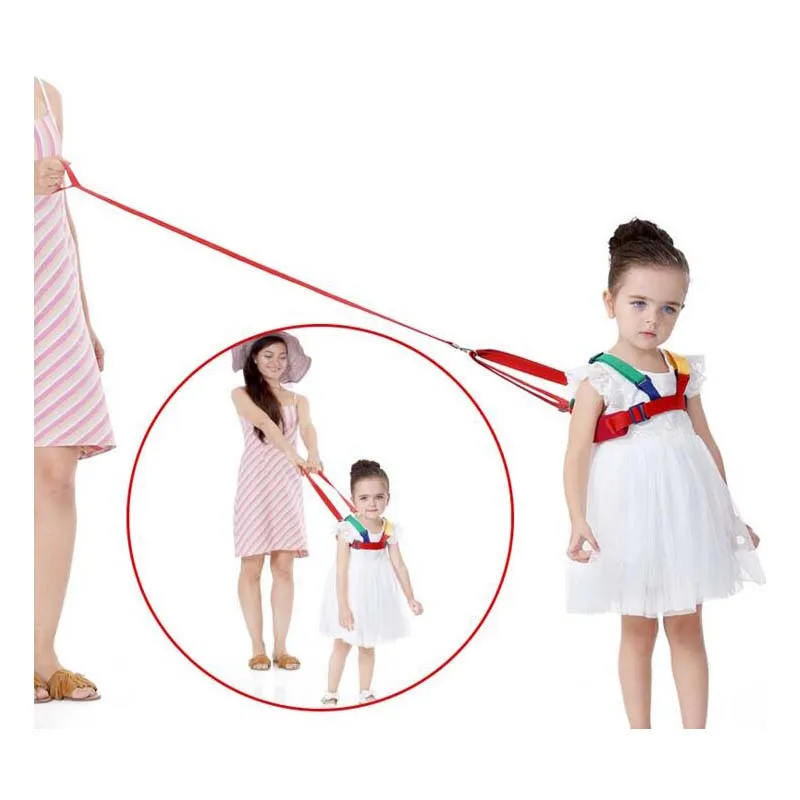 

Infant Walking With Anti-Lost Rope Anti-lost Prevention With Baby Anti-lost Toddler With Baby Summer Breathable Traction Rope