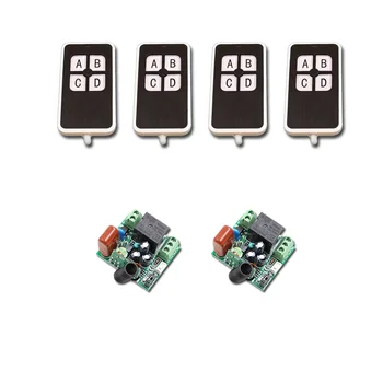 

Simpls Design 220V Mini Wireless Remote Control Switch Relay Receiver with Transmitter for Smart Home 315/433MHZ Easy to Take