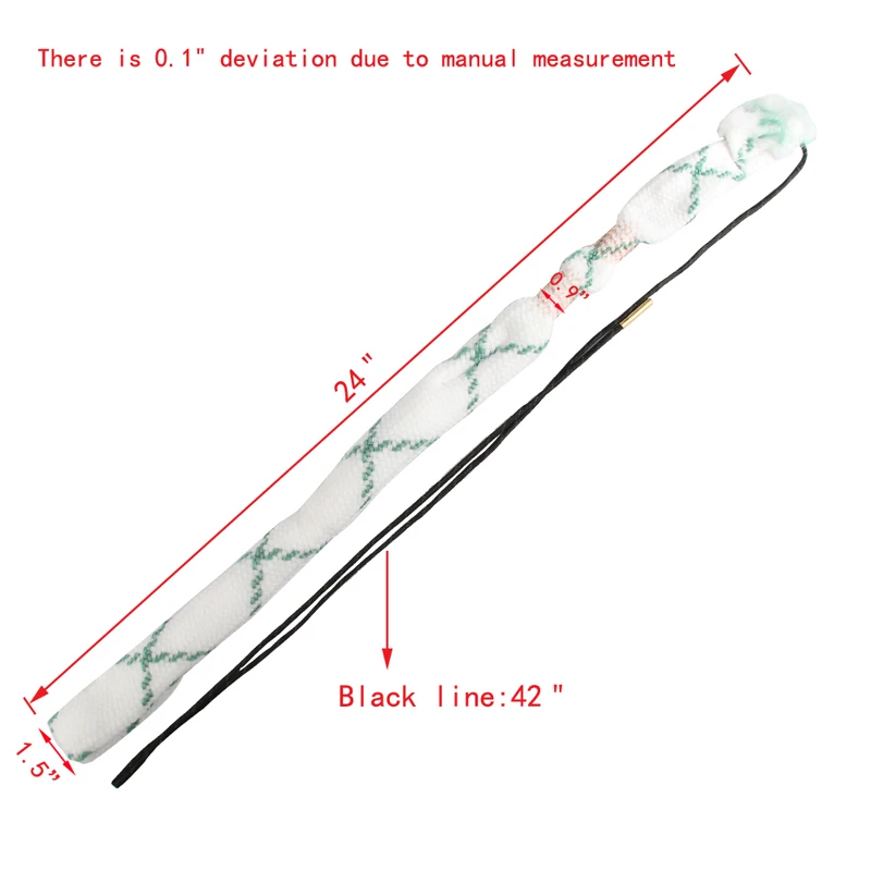 Охота Boresnake 12 Gauge винтовка пистолет баррель щетка для очистки Очиститель веревки для страйкбола 37-0035 G01-G07