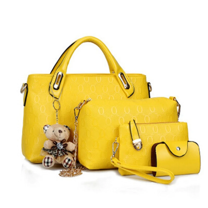 Siruiyahan роскошные сумки женские сумки дизайнерские женские кожаные сумки на плечо женские сумки - Цвет: Цвет: желтый