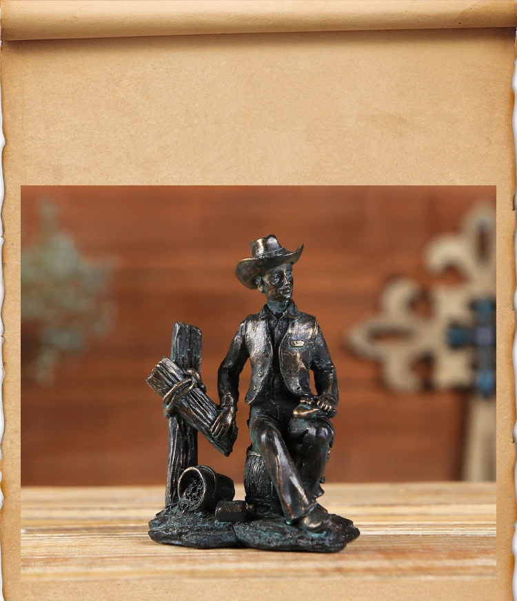CowBoy Figurines (4)