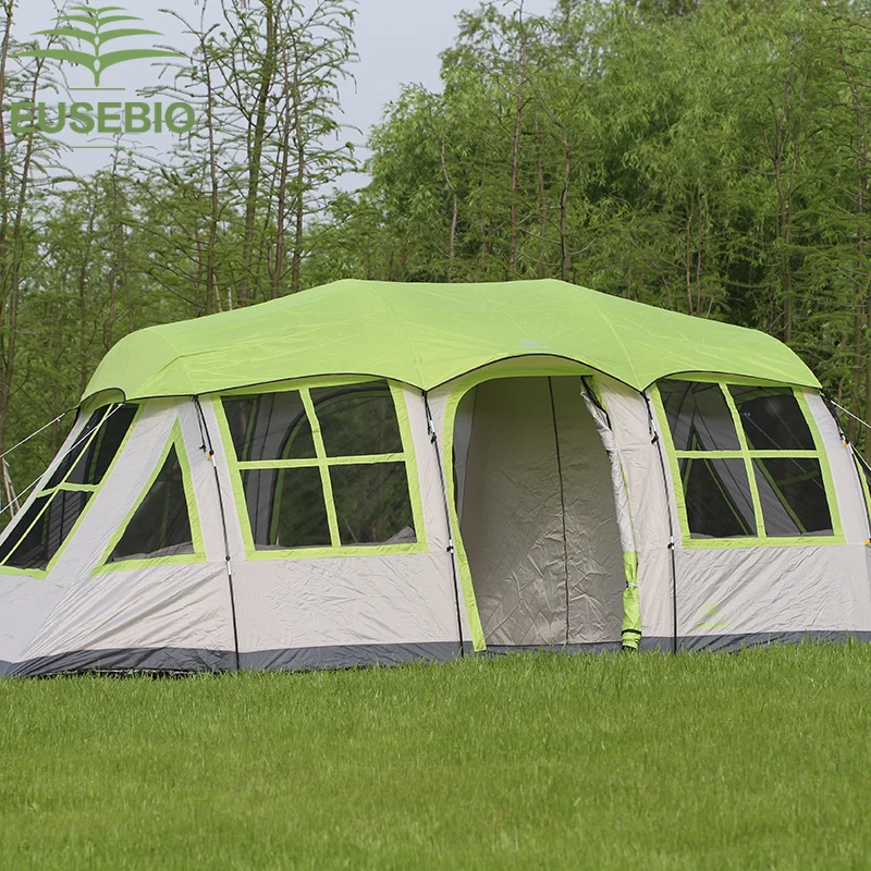 8-12 человек использовать ультра двойной слой палатка с большими окнами большие беседки вечерние палатки дома Barraca