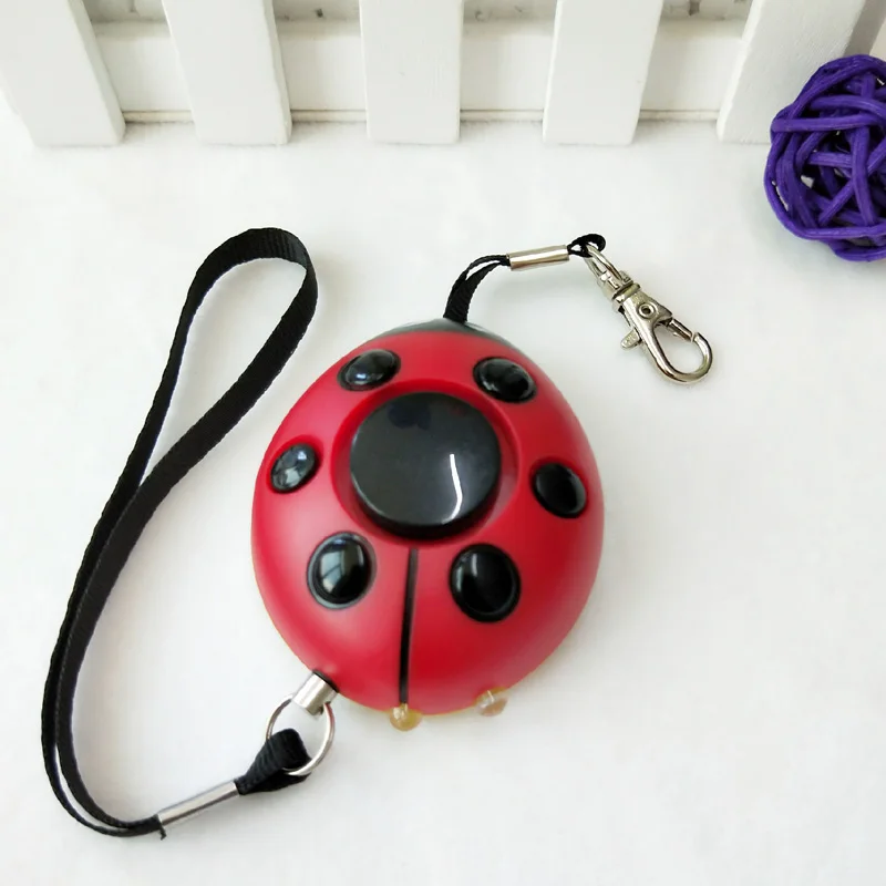 Self-defense SOS Alarm for Elder Portable Personal Beetle Ladybug with KeyChain 