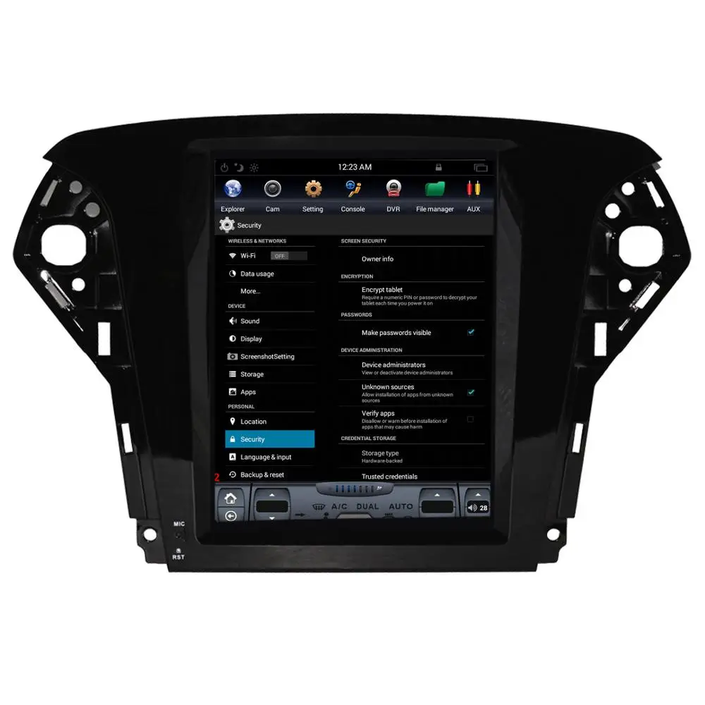 

Android 8 Tesla style No DVD Player GPS Navigation For Ford Fusion Mondeo 2007-2010 head unit Black multimedia radio recorder