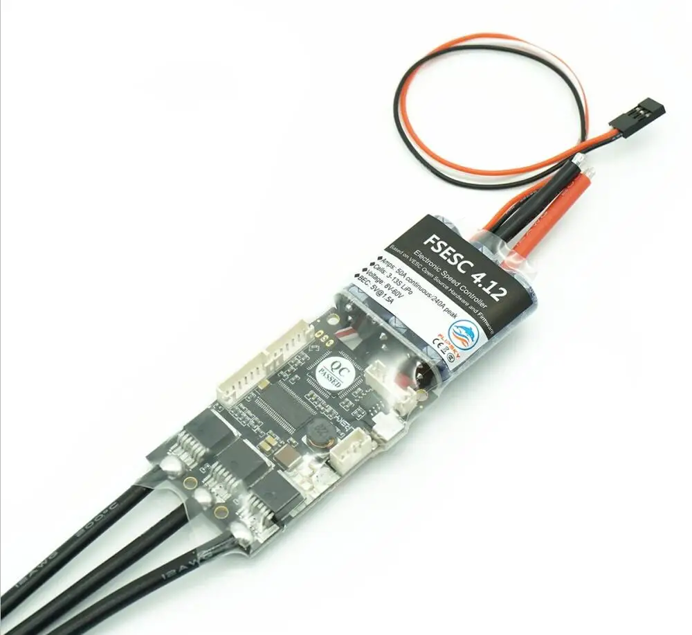 Электронный регулятор скорости FSESC 50A V4.2 ESC V4.12 для электрического скейтборда