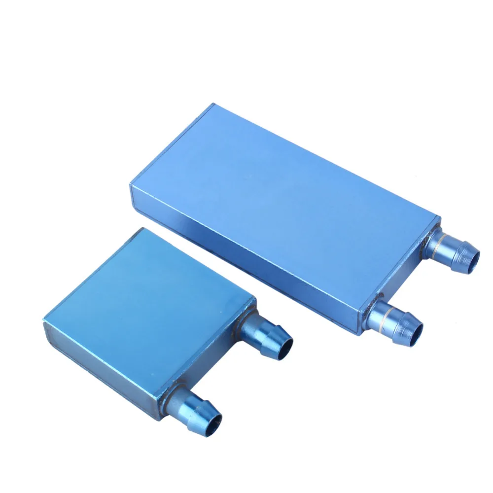 

1Pcs 40*80/40*12mm Aluminium Water Cooling Waterblock Liquid Cooler Heatsink Block For CPU Dark Blue or Light Blue Send Random