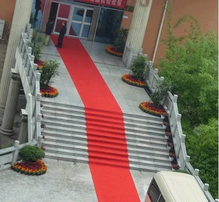 Бесплатная доставка Красный ковер Свадебный одноразовый свадебные красные