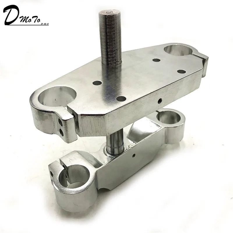 

Aluminum Motorcycle 22mm 7/8" Handlebar Riser Mount Bars 33MM inverted shock absorber direction device upper and lower plate