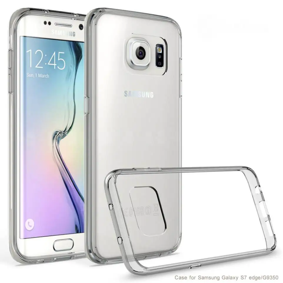 Tough Clear Case for Samsung galaxy S7 edge Case ...