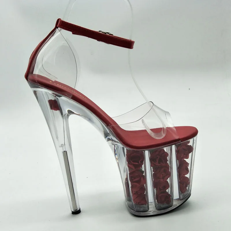 LAIJIANJINXIA/Новый 20 см ультра высокие Женская обувь на платформе туфли-лодочки с открытым носком Рыбак Римские сандалии туфли-лодочки обувь на