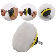 7 Piece High Gross Polishing Sponge Flat Wavy Sponge Polishing Pad Set For Car Auto Buffing Pad Wiel Kit