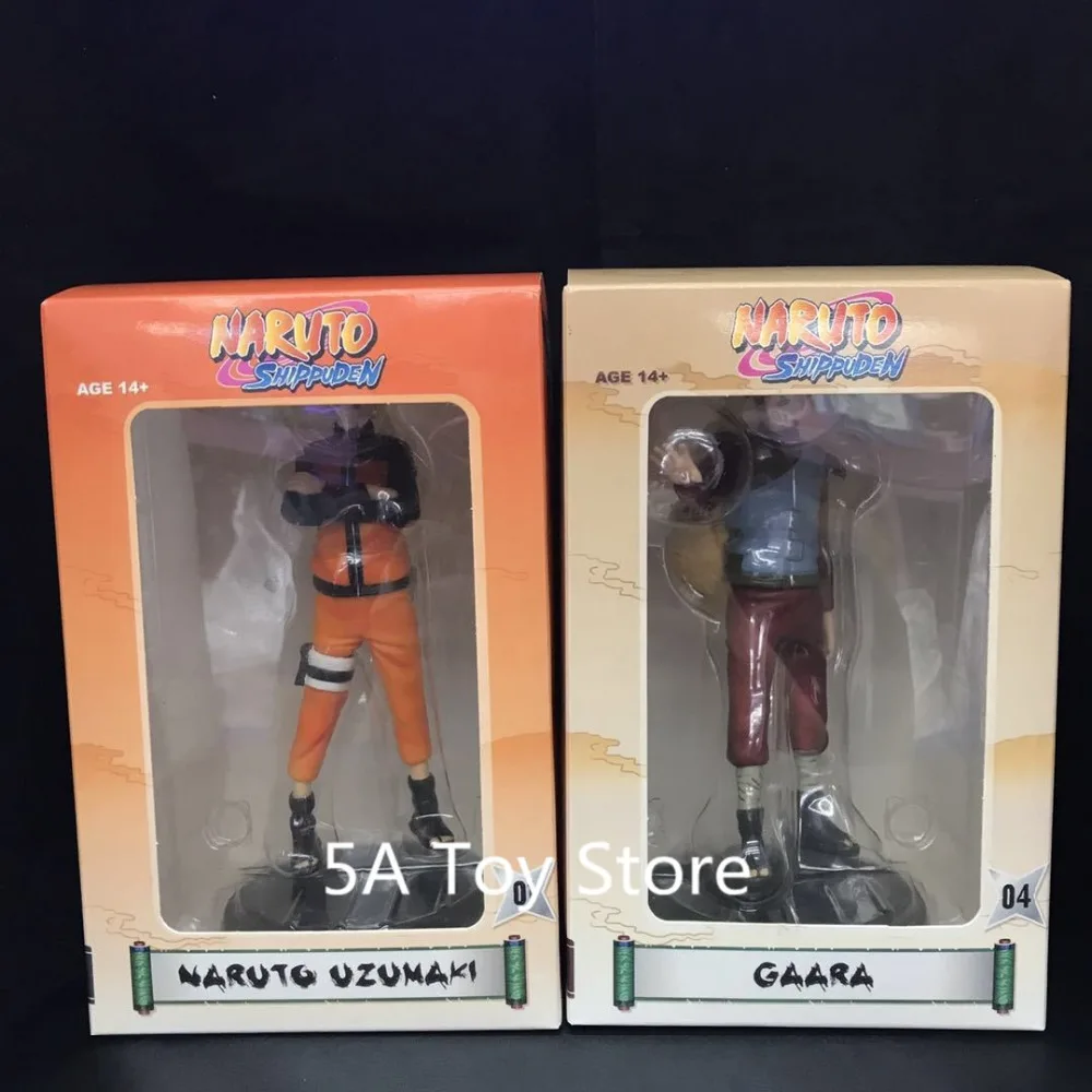 2 шт./лот Аниме Naruto Shippuden Uzumaki & Gaara фигурка ПВХ Коллекционная модель игрушка кукла