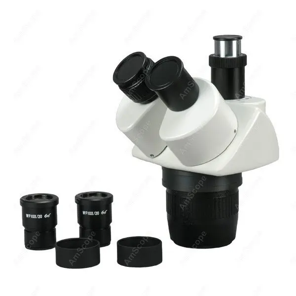 

Microscope Head -AmScope Supplies 20x-40x-80x Super Widefield Stereo Binocular Microscope Head