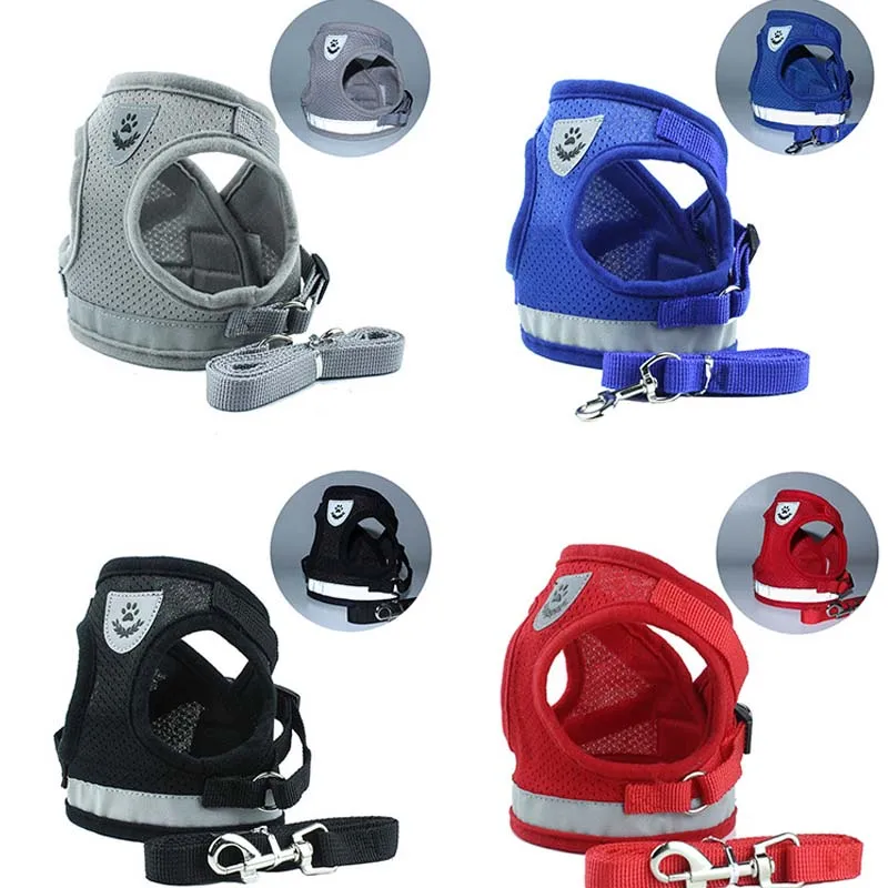 

Pet dog supplies new dog leash vest pet chest strap for small and medium dogs cat strap vest reflective puppy dog chest strap
