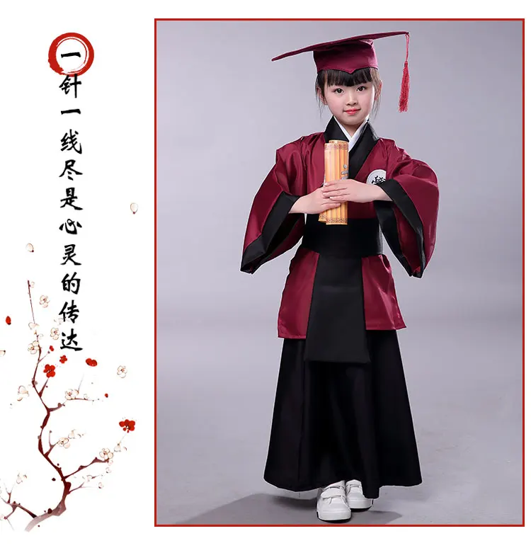 Китайский детская одежда древних традиционные костюмы сценический костюм детей хан Хэллоуин