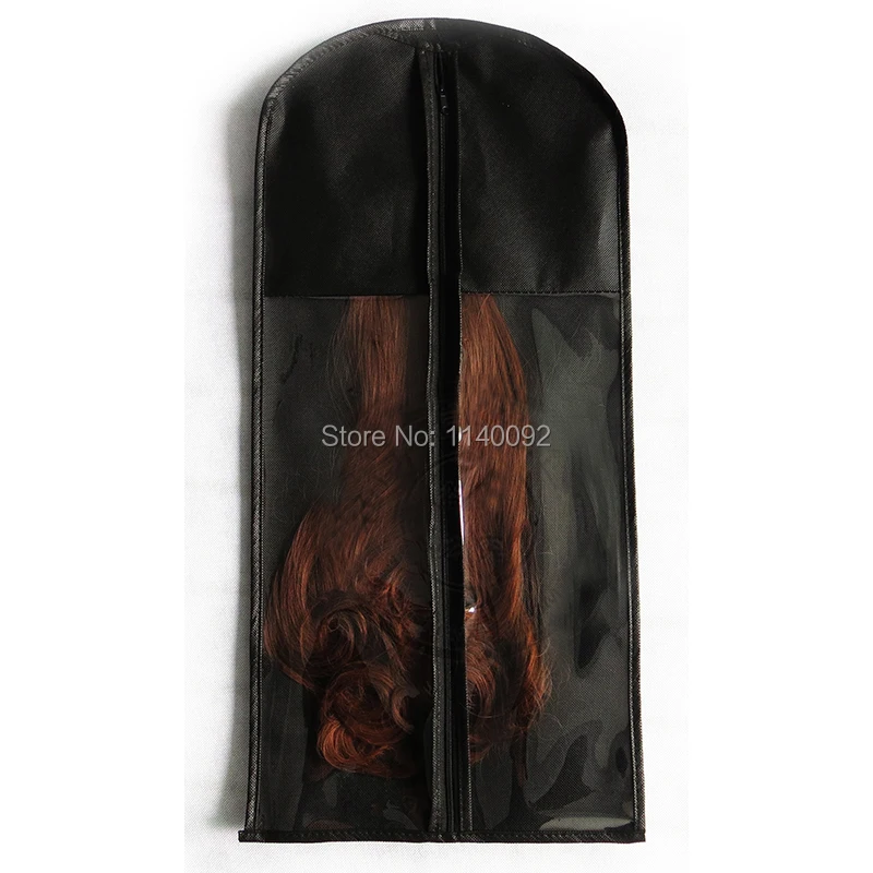 

free shipping stock women hair extension packing bag/non-woven fabric packing bag/custom hair packing bag/hair label 5 pcs a lot