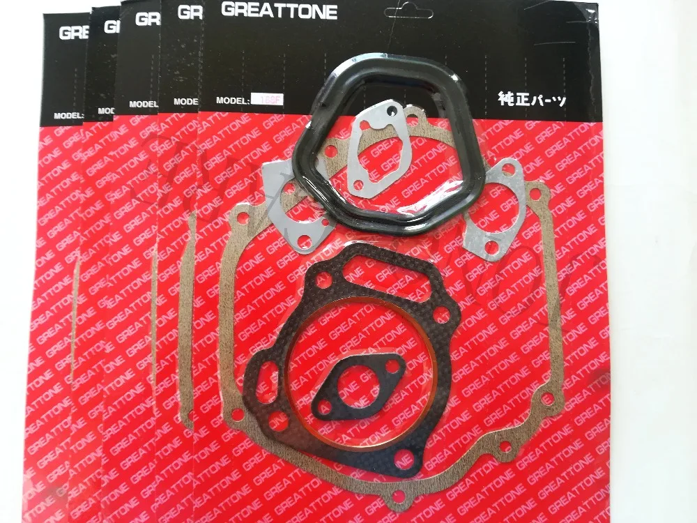 5SETS 5KW GX390 188 Gasoline generator gasket full setin Tool Parts