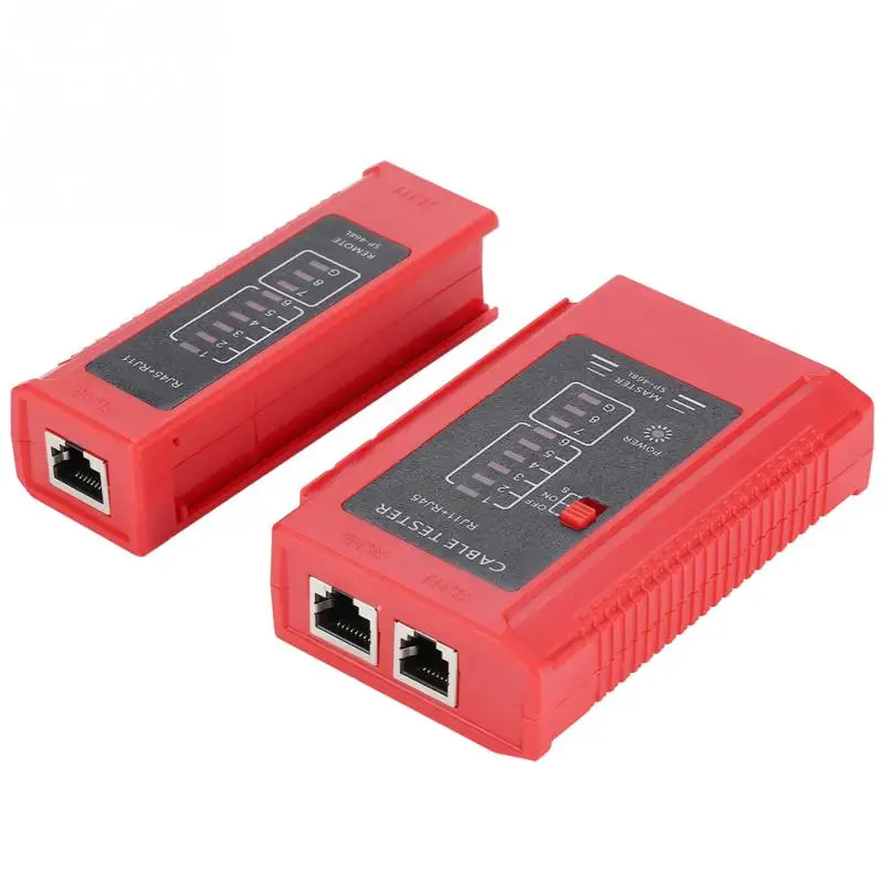 

Network Test Tool WZ-468 RJ45 and RJ11 Network Cable Tester Ethernet LAN Wire Lead Testing Tool Network Measuring Tools