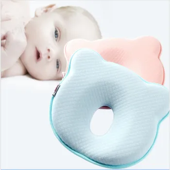 

Soft Memory Air Layer Baby Pillow Breathable Baby Shaping Pillows Prevent Flat Head Ergonomic Newborn Pillow Almofada 0-12 Month