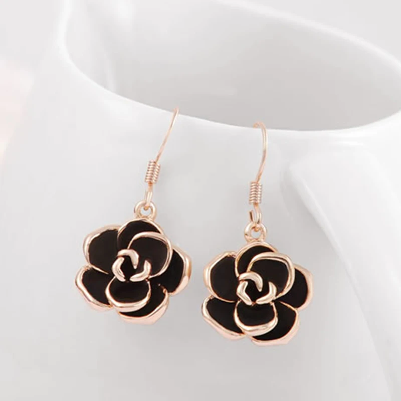 Купить Золотые Серьги Роза