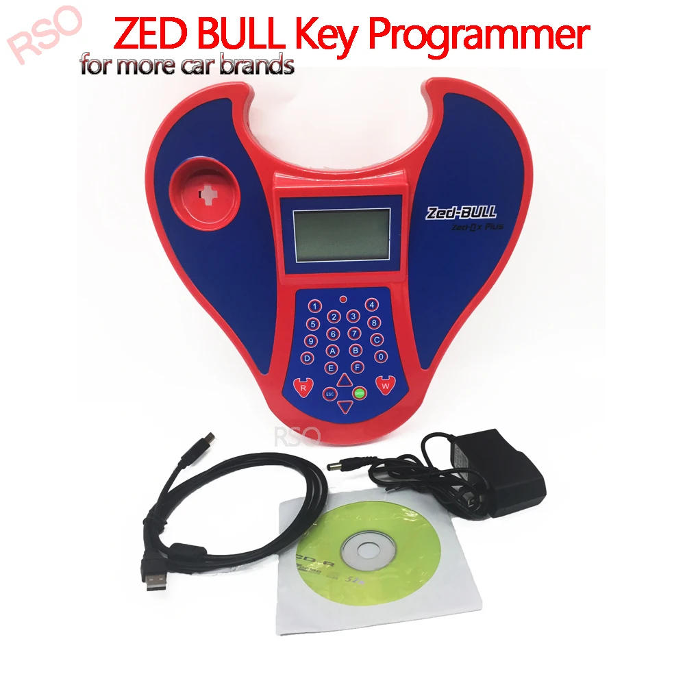 

Auto Key code reader Programmer Big Zed Bull Transponder Clone Key Zed-Bull With newest software in Multi-Language Free Ship