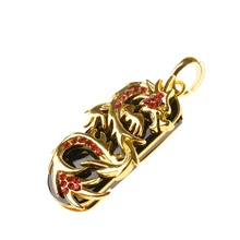 Кристальный дракон мини USB флэш-накопитель 512 ГБ ювелирные изделия шарнирное ожерелье 8-64 Гб карта памяти Флешка 2 ТБ Флешка 1 ТБ подарок