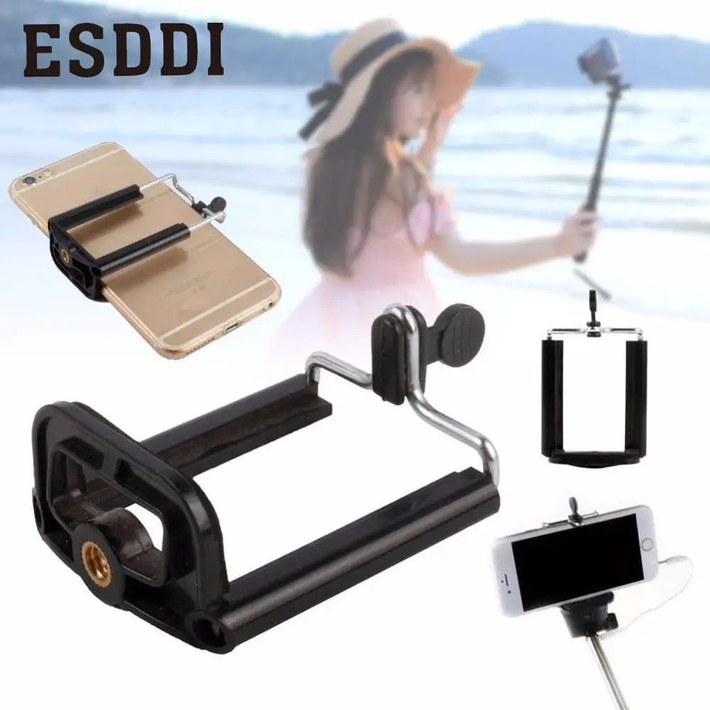 

Esddi Mobile Clip Clamp Bracket Holder U Slot Mount Stand Adapter Retractable Professional Travelling Portable Photograph Tripod