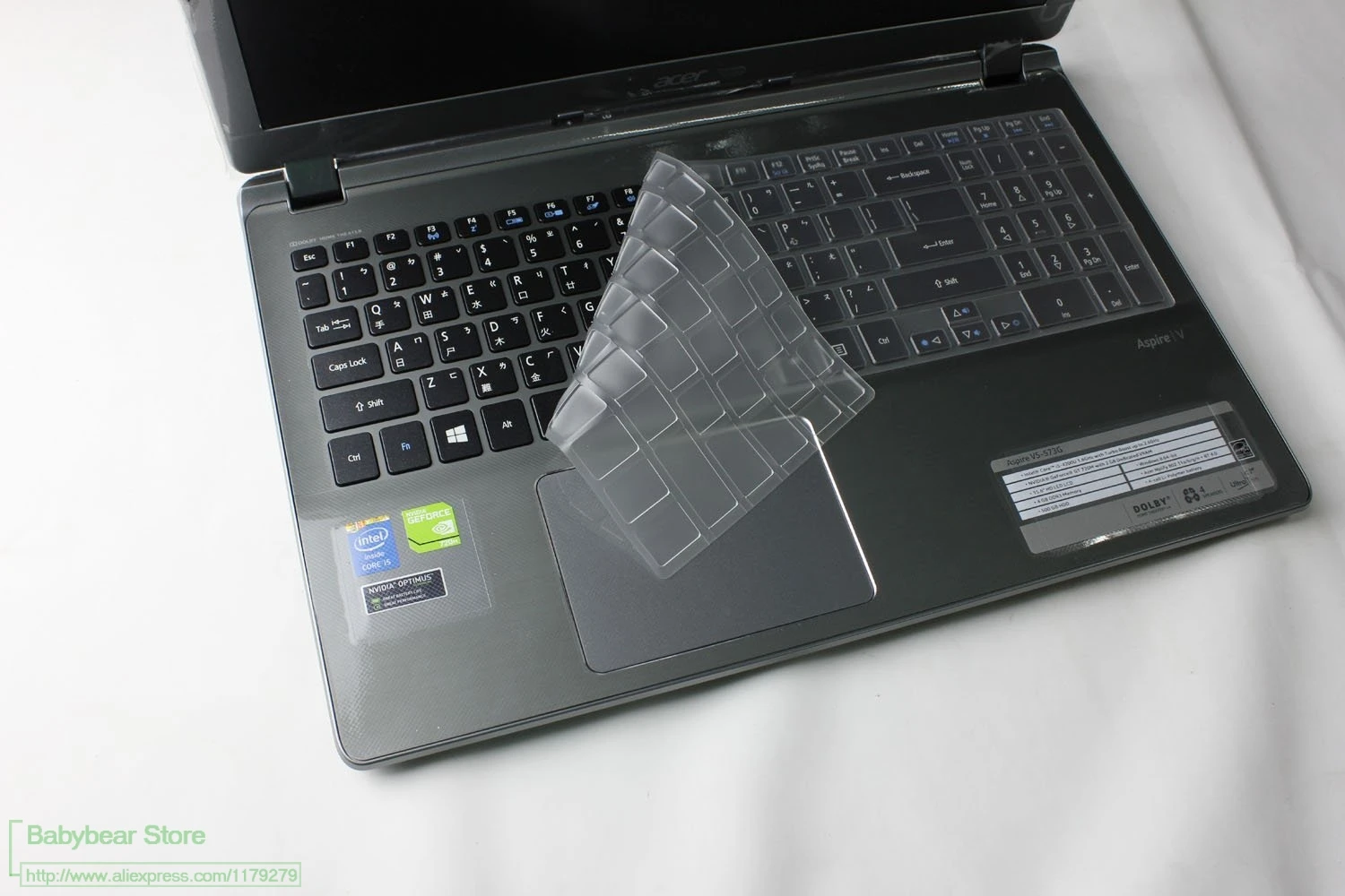 Ультратонкий защитный чехол для клавиатуры из ТПУ Acer Aspire V 15 Nitro 6 дюйма с защитой