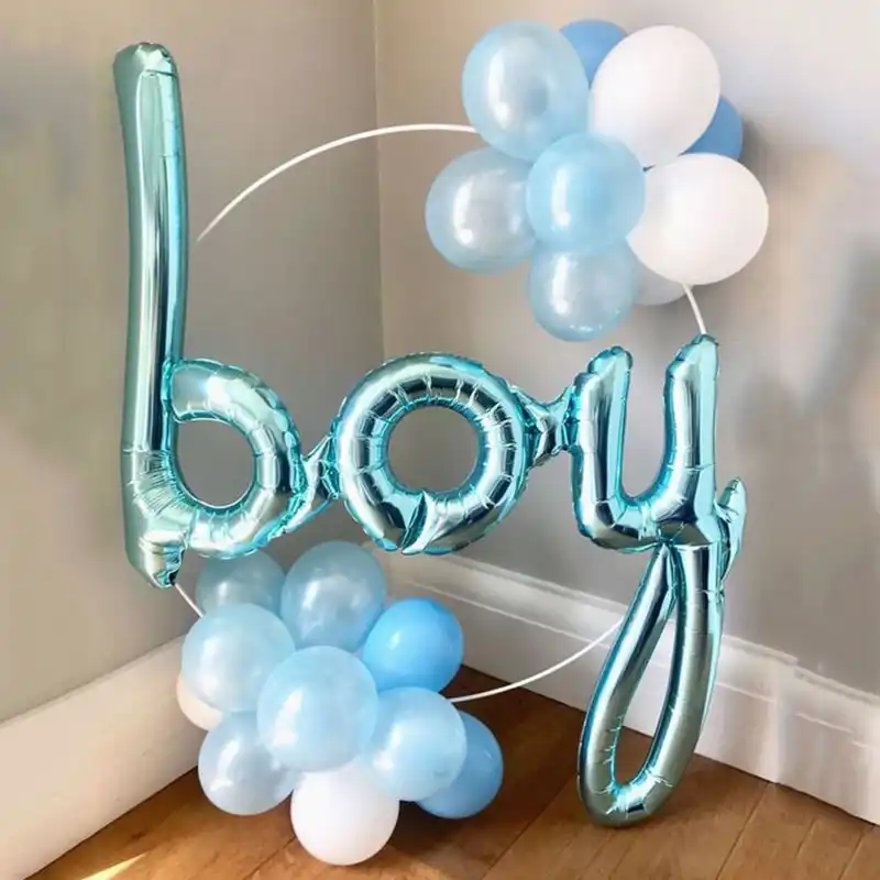 helium balloons baby boy