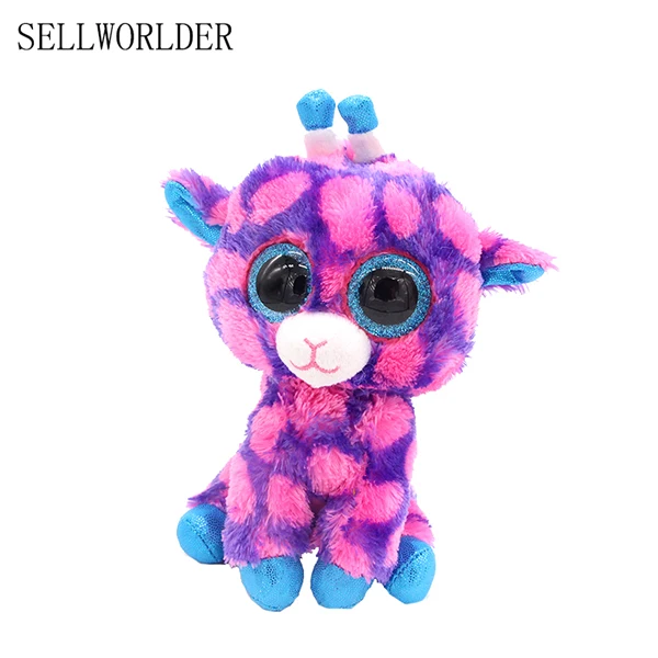 Ty Beanie Boos WILD ANIMALS Original Big Eyes Plush Animal Blue Antlers