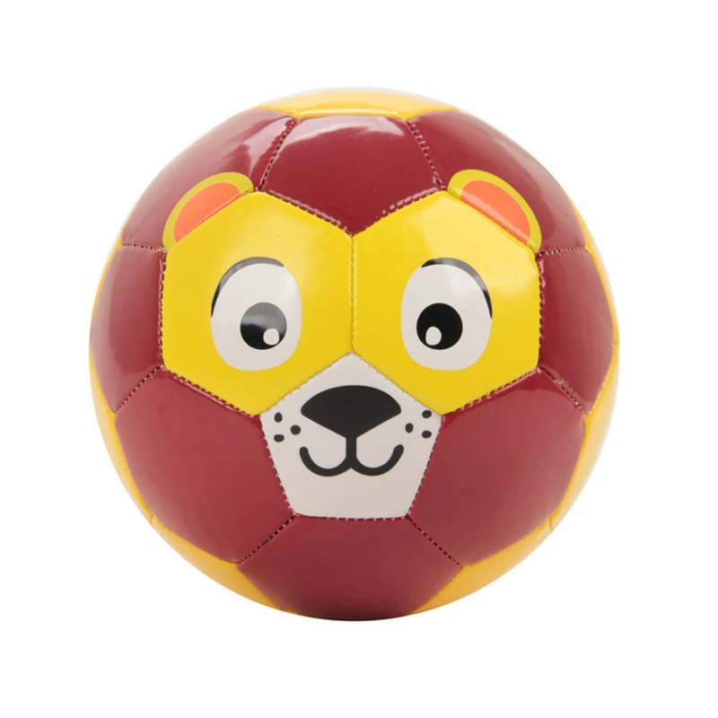 

Kids Play Soccer Animal Design Ball Practice Sports Toys Football Ball Size 2 Gift soccer ball cute animal facial free shipping