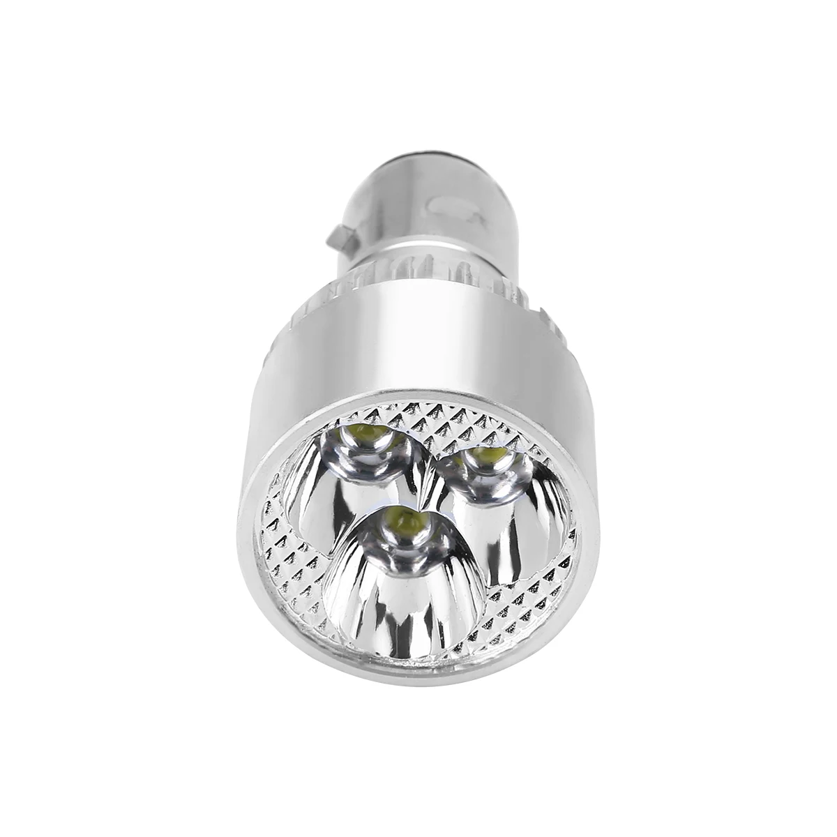 Treyues 1pc BA20D 9W 3LED Motorcycle Headlight Spot Light Fog Driving Lamp White For Scooter ATV Dirtbike