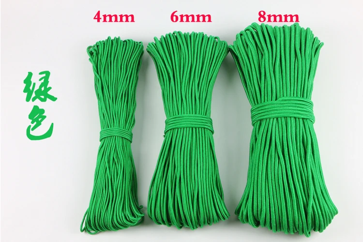 4 мм атласный нейлоновый шнур Завязывающийся Шнур Ювелирные изделия принадлежности для цепочка ручной работы поделка китайский узел аксессуары лента 10 метров - Цвет: green