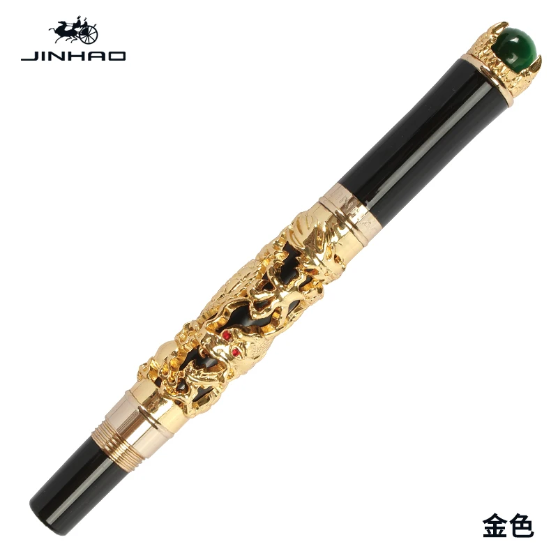 Jinhao Дракон авторучка высокое качество Pluma Stylo Plume Caneta Tinteiro Pluma FuenteTitanium Dolma Kalem советы Коллекция подарков