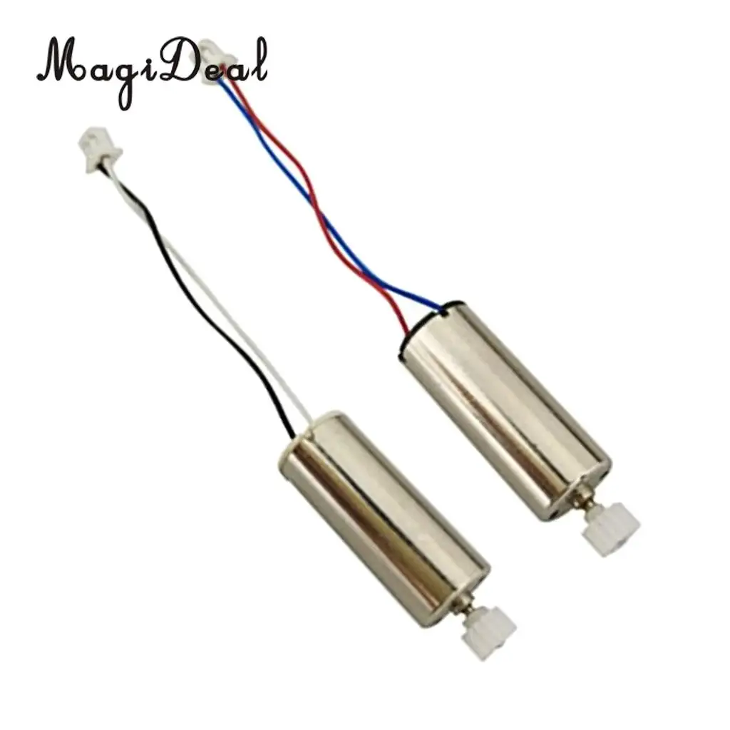 MagiDeal Good Quality 2Pcs Metal CW CCW Copper Teeth Motor Electrical Machine for MJX X600 RC Drone Quadcopter Parts