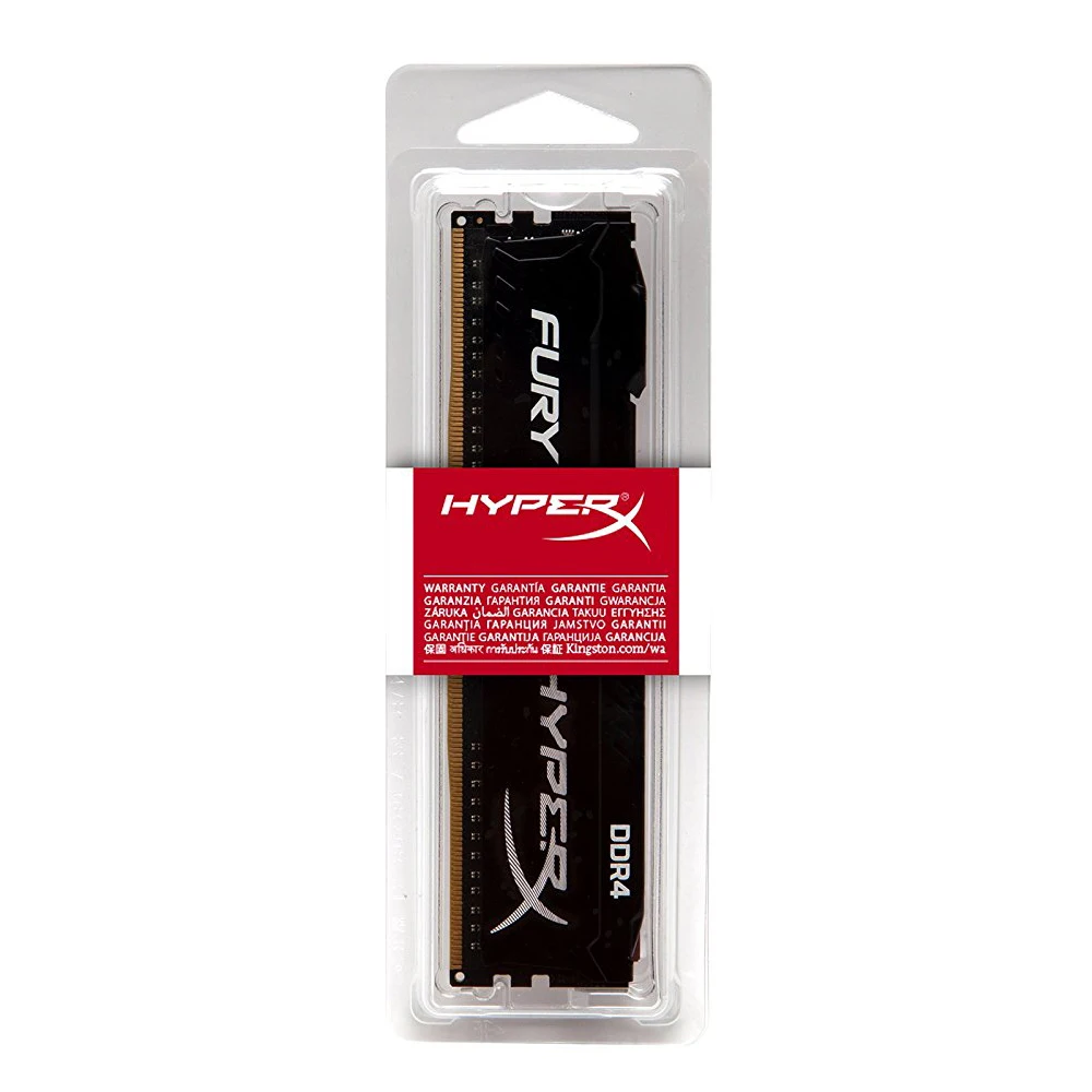 Оперативная память kingston HyperX FURY Black Memoria ddr4, 8 ГБ, 2666 МГц, DDR4 CL16, HX426C16FB, оперативная Память DIMM для настольных ПК, игровая память, 1 шт. для Dota 2