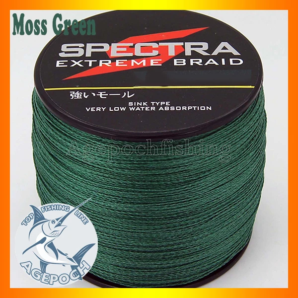 

Free shipping ,moss green color braid fishing line 300m 40lb. 10pcs/lot