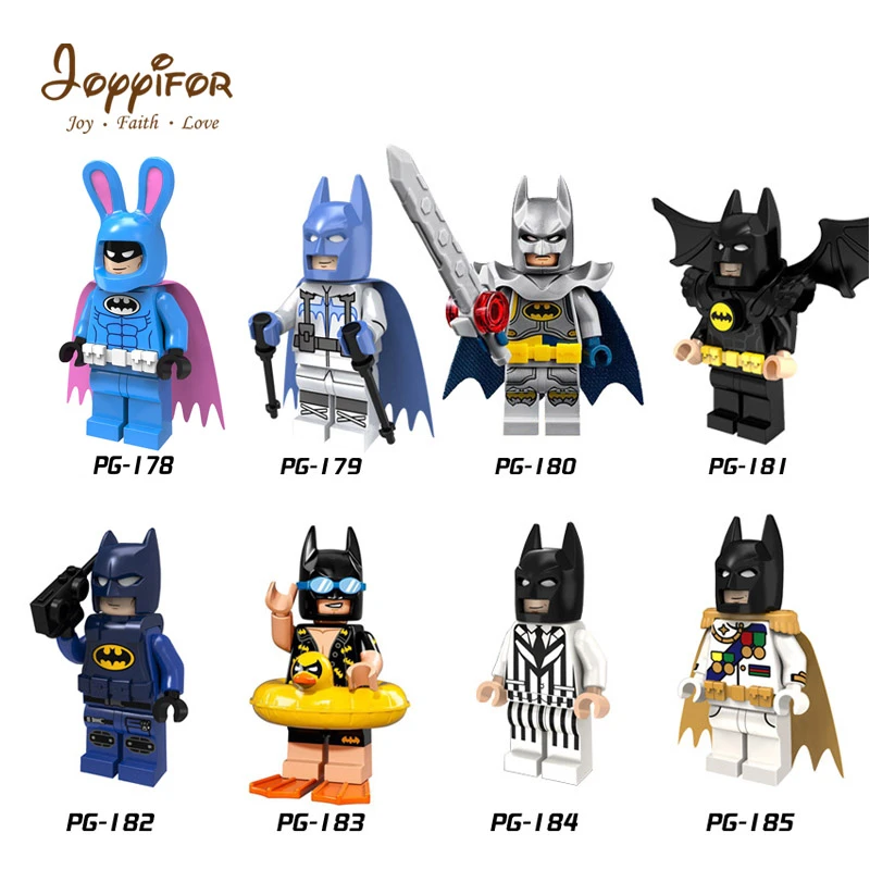 Joyiifor héros Compatible épée costume chevalier lapin Batman 8 vêtements  patron de série série blocs de construction Action Mini figurines jouets |  AliExpress