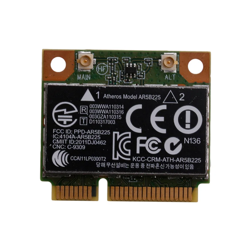 2018 655795-001 654825-001 AR5B225 802.11bgn bluetooth беспроводная мини карта pci-e для hp