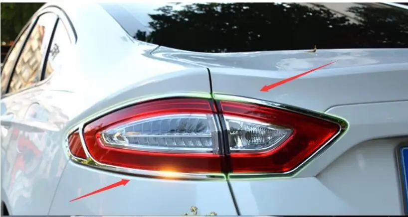 For Ford Fusion Mondeo 2013 2014 2015 rear Headlight Headlamp Head lights ABS Chrome Cover Trim | Автомобили и мотоциклы