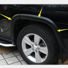 2011- для Jeep Compass внешний передний и задний крыло вспышки крышка протектор молдинг черный 10 шт