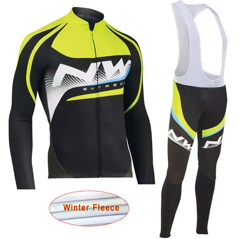 З зима Vélo набор MTB велосипед костюм одежда Термальность руно велосипед Костюмы Набор для Для мужчин Ropa Ciclismo Uniformes C26 - Цвет: set 3