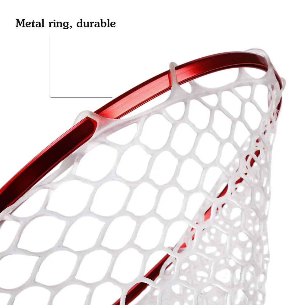 Нахлыстом резиновые подсак форели большой сетки моноволокна рук рыболовная сеть