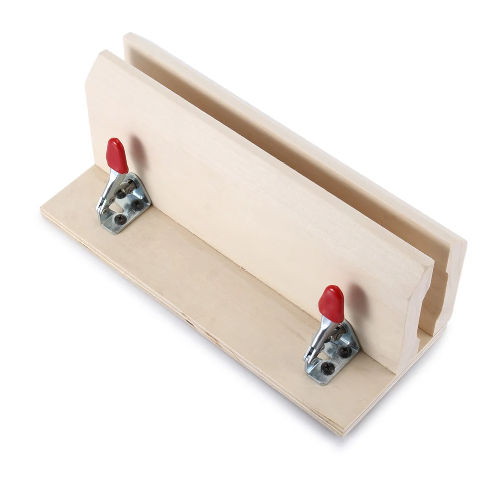 

Horizontal Hand-stitched Wooden Leather Craft Clamp DIY Hand-sewn Belt Wooden Leather Craft Clip LAD-sale