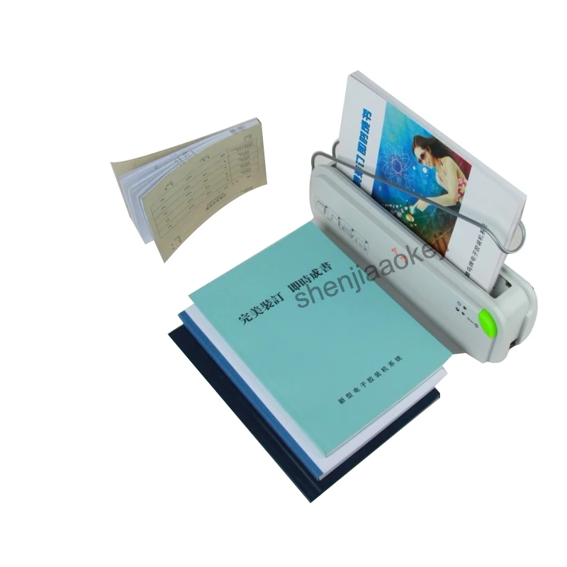 A4 DIY 접착제 제본 기계 F-350 부드러운 책 제본 기계 무선 제본 기계