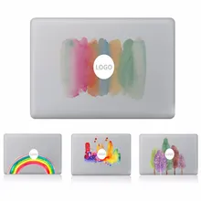 Акварель Радуга Дерево виниловая наклейка ноутбук Стикеры для DIY Macbook Pro Air 11 13 15 дюймов кожи ноутбука