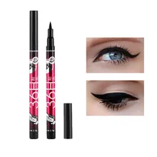 1 шт/2 шт Быстросохнущий подводка для глаз Водонепроницаемый черный карандаш для подводки глаз Гладкий анти Цветущий